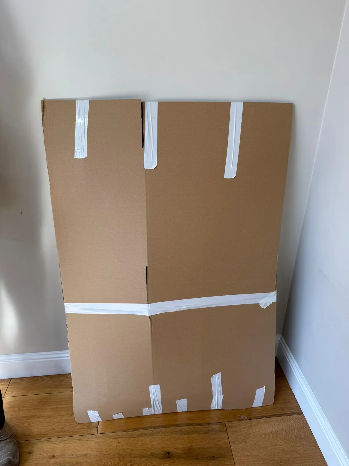 Boxes in a room